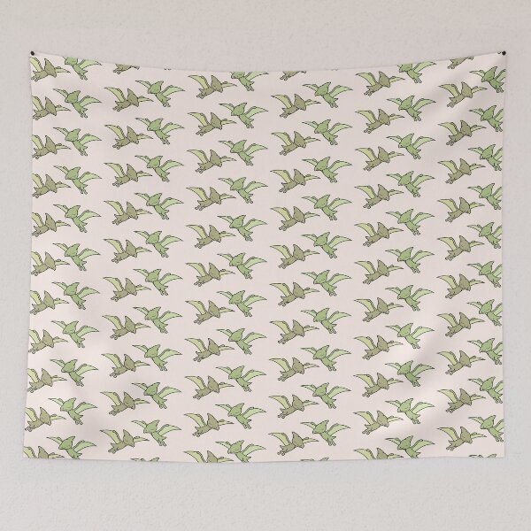 Item preview, LOVEY DINOS: flying Pteranodon couple (pink) designed and sold by EmiliaMoscovich.