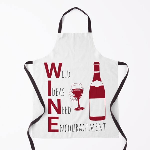 Item preview, WINE: Wild Ideas Need Encouragement Funny Acrostic designed and sold by mipodbusiness.