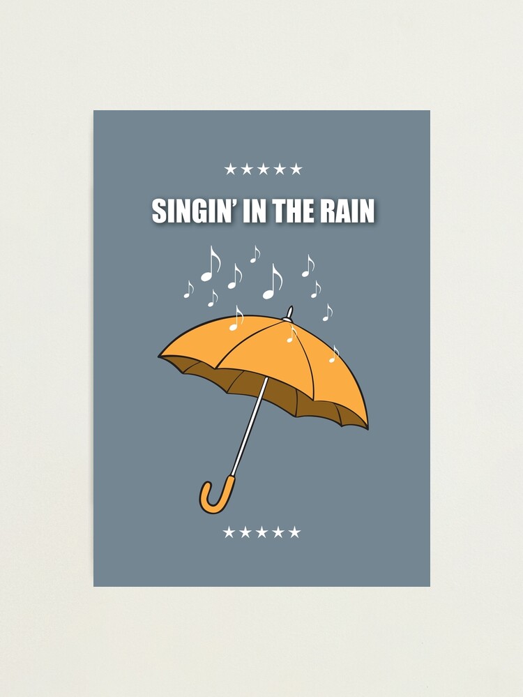 Alternate view of Singin' In The Rain - Alternative Movie Poster Photographic Print