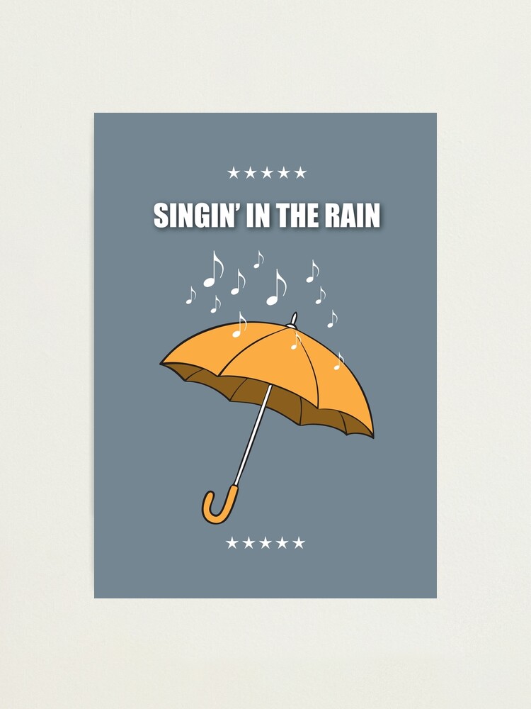 Alternate view of Singin' In The Rain - Alternative Movie Poster Photographic Print