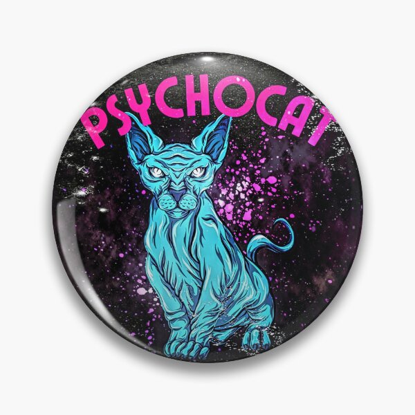 Item preview, Psycho Sphynx Cat designed and sold by Jaclyn White.