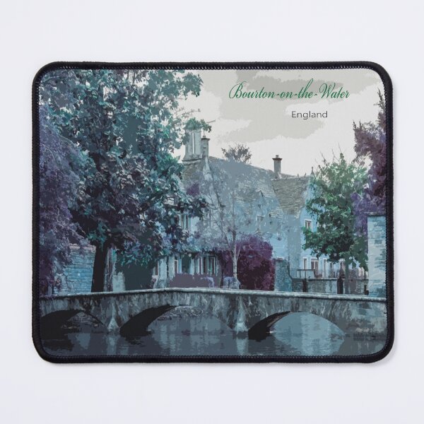 Item preview, Póster de viaje de Bourton-on-the-Water, Gloucestershire: una escena idílica de pueblo para recordar designed and sold by studioSharonKay.