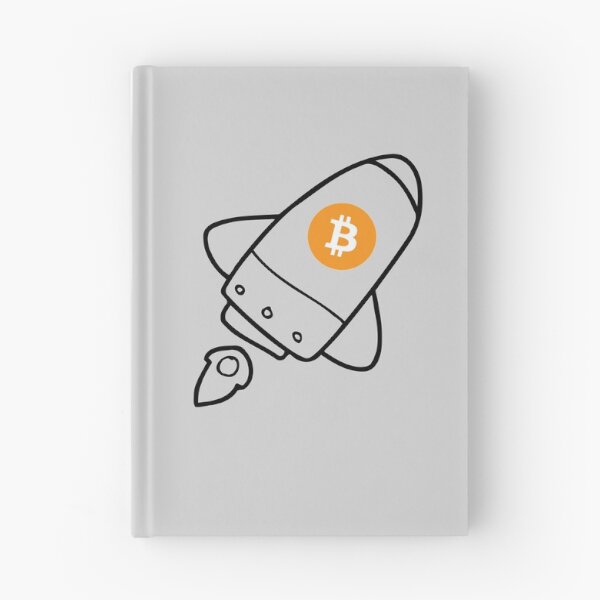 Artikelvorschau, Bitcoin-Rakete zum Mond (klassisches Logo) entworfen und verkauft von TheBitcoinBug.