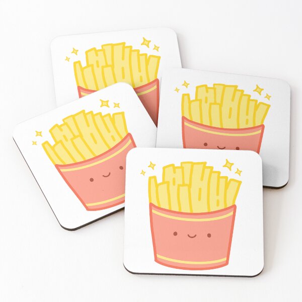 Item preview, cute kawaii potato fries fast food designed and sold by Narukuku.