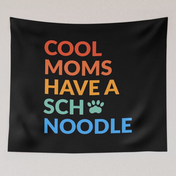 Item preview, Cool Moms Have A Schnoodle Pride Gift  designed and sold by Guarddogdrive.