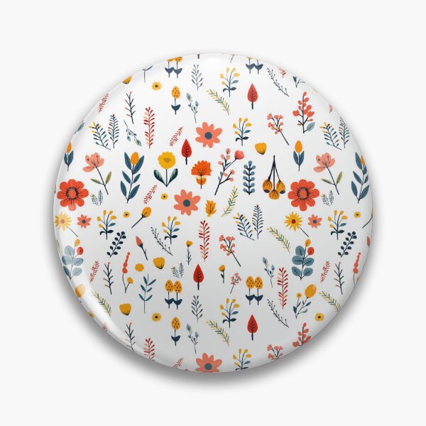 Item preview, vivid flower pattern designed and sold by ahawonderland.