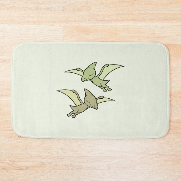 Item preview, LOVEY DINOS: flying Pteranodon couple (green) designed and sold by EmiliaMoscovich.