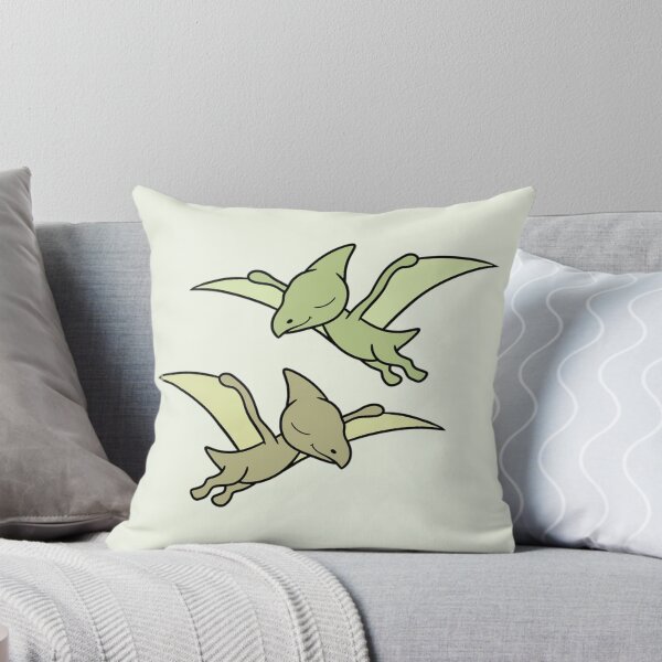 Item preview, LOVEY DINOS: flying Pteranodon couple (green) designed and sold by EmiliaMoscovich.
