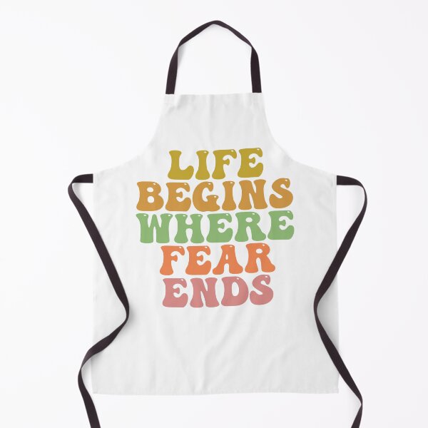 Item preview, Life Begins Where Fear Ends designed and sold by CreativeTag.