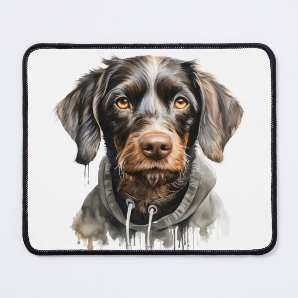 Item preview, German Wirehaired Pointer in a hoodie designed and sold by IdeasCabin.