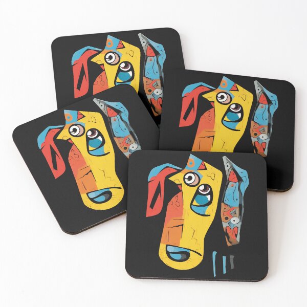 Item preview, Cubist Canine: Abstract Dog Art designed and sold by RokaaShop.