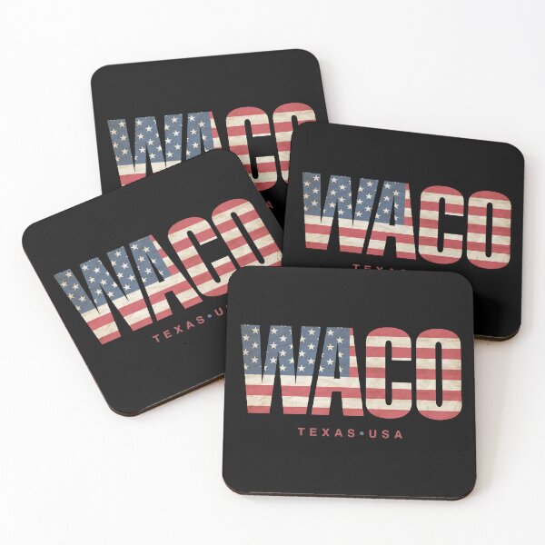 Item preview, Waco Texas Vintage USA Flag Design designed and sold by Futurebeachbum.