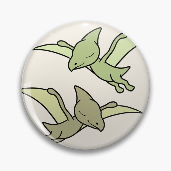 Item preview, LOVEY DINOS: flying Pteranodon couple (beige) designed and sold by EmiliaMoscovich.
