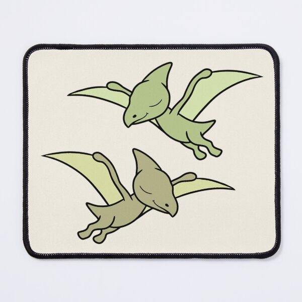 Item preview, LOVEY DINOS: flying Pteranodon couple (beige) designed and sold by EmiliaMoscovich.