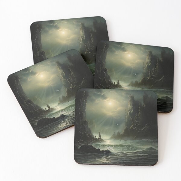 Item preview, Fantasy Coastal Landscape # 3 designed and sold by Demonik-Art.