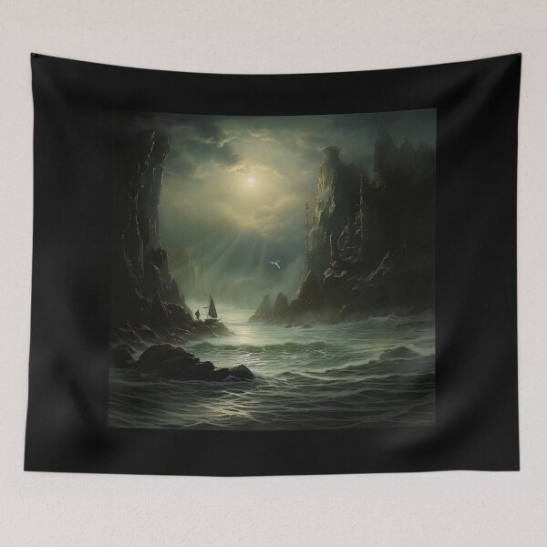 Item preview, Fantasy Coastal Landscape # 3 designed and sold by Demonik-Art.