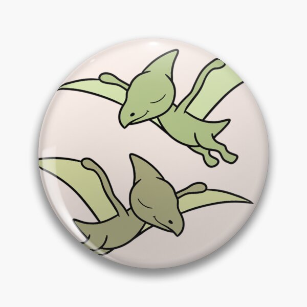 Item preview, LOVEY DINOS: flying Pteranodon couple (pink) designed and sold by EmiliaMoscovich.