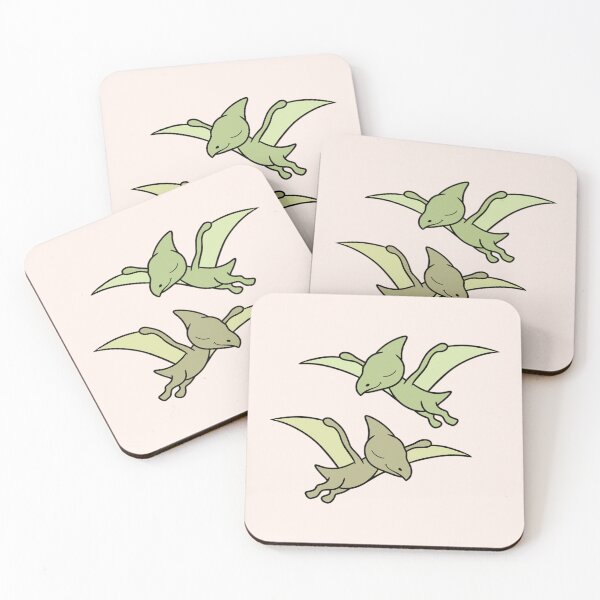 Item preview, LOVEY DINOS: flying Pteranodon couple (pink) designed and sold by EmiliaMoscovich.
