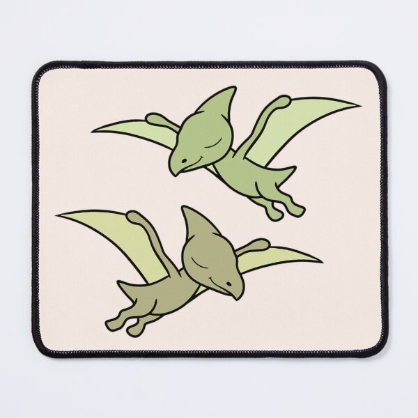 Item preview, LOVEY DINOS: flying Pteranodon couple (pink) designed and sold by EmiliaMoscovich.