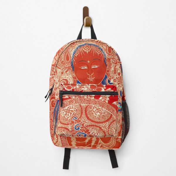 Item preview, Exquisite Green Tara Statue Red Thangka Buddhist Banner Dharma Prints designed and sold by Mulan-Prints.