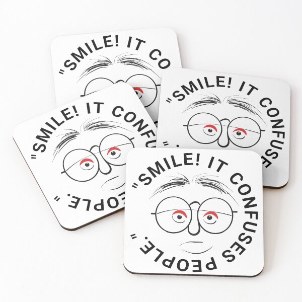 Item preview, "Smile! It confuses people." designed and sold by Creation Artful.