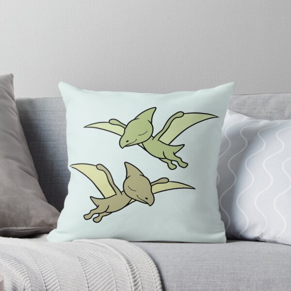 Item preview, LOVEY DINOS: flying Pteranodon couple (blue) designed and sold by EmiliaMoscovich.