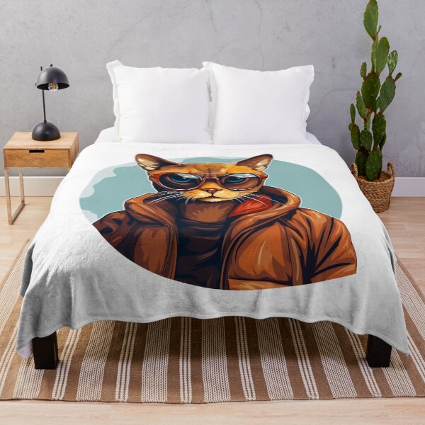 Item preview, Abyssinian Cat in the Streets: Surviving the Concrete Jungle | Cat Lovers designed and sold by DarcoDesigns.