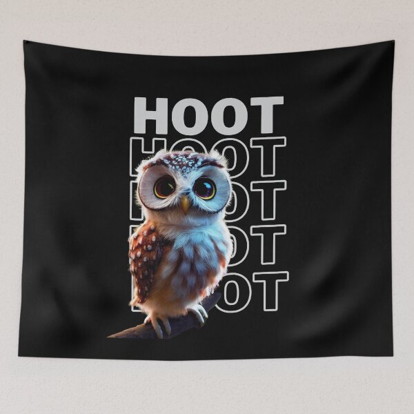Item preview, Hoot hoot cute owl designed and sold by avocadissimo.
