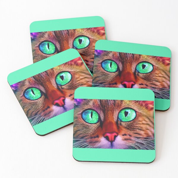 Item preview, Loving Green Eyed Cat called "Precious" designed and sold by Artekinium.