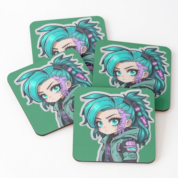 Item preview, Copy of Cute Cyberpunk Girl designed and sold by illusionbrain.