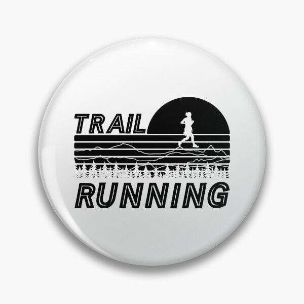 Item preview, Trail running in sunset with mountains and forest designed and sold by wejollydigitals.