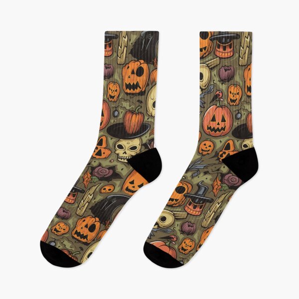 Item preview, xNightmare Frights: Seamless Halloween Horror Patterns designed and sold by AlienSkinEyes.