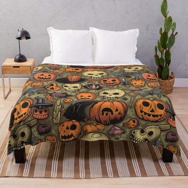 Item preview, xNightmare Frights: Seamless Halloween Horror Patterns designed and sold by AlienSkinEyes.