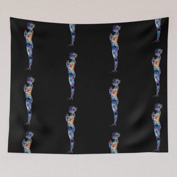 Item preview, Galaxy Yoga Pose Namasté Asana designed and sold by AnnaMDesign.