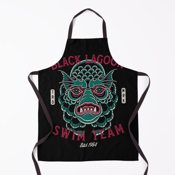Item preview, Black Lagoon Swim Team - Vintage Traditional Tattoo - Horror designed and sold by Nemons.