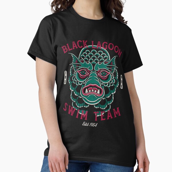 Item preview, Black Lagoon Swim Team - Vintage Traditional Tattoo - Horror  designed and sold by Nemons.