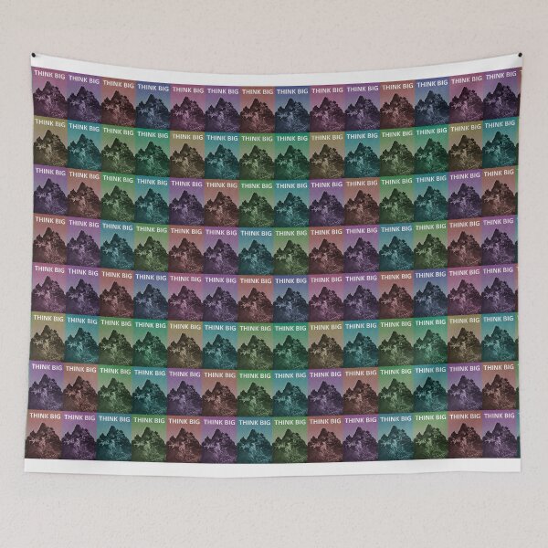 Item preview, Inspirational Think Big Concept Pattern designed and sold by DFLC Prints.