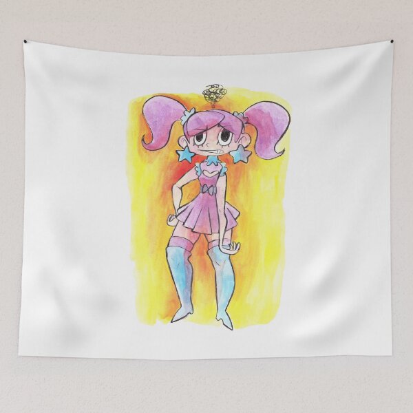 Item preview, Watercolor Girl with Pig Tails designed and sold by SaradaBoru.