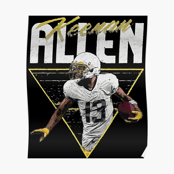 Keenan Allen 13 Los Angeles Chargers football player poster gift