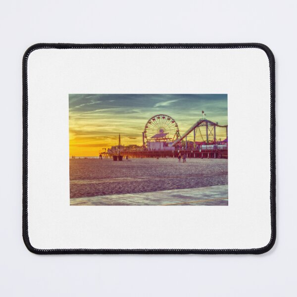 Item preview, Landmark Santa Monica Pier At Sunset designed and sold by oswa-ldopenr.