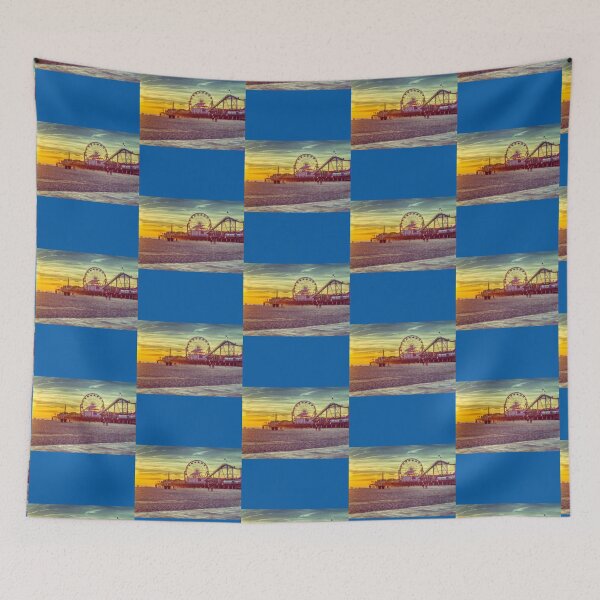 Item preview, Landmark Santa Monica Pier At Sunset designed and sold by oswa-ldopenr.