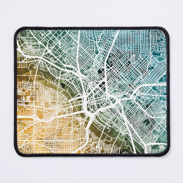 Item preview, Dallas Texas City Map designed and sold by ArtPrints.