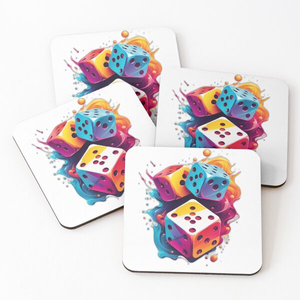 Item preview, Colorful Dice designed and sold by YG Creatives.