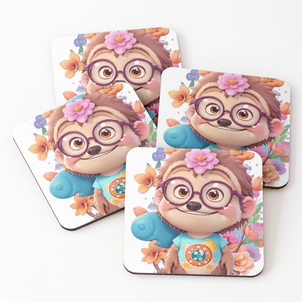 Item preview, Sloth wearing Glasses designed and sold by Lia's AI Art.