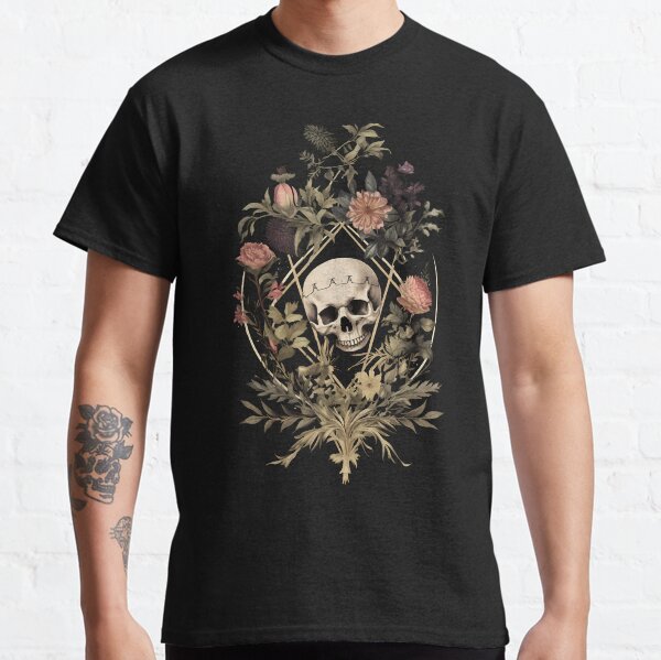 Item preview, Dark Victorian Skull and Flowers designed and sold by Enyr.