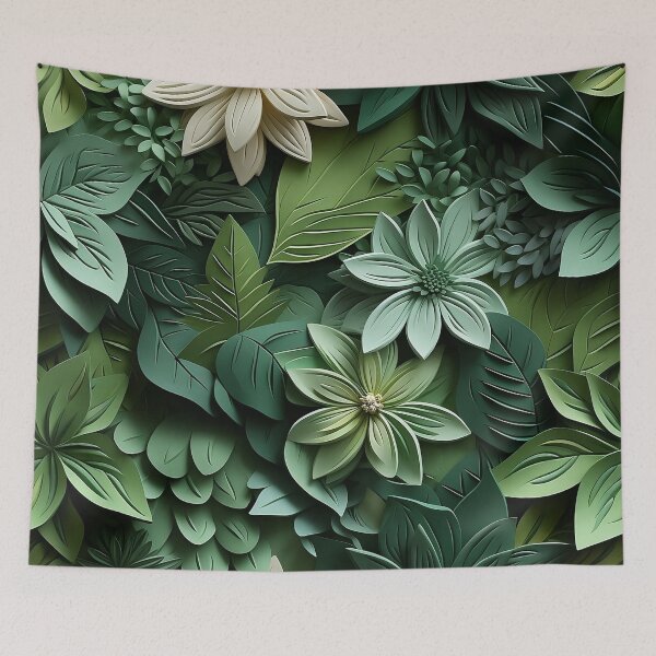 Item preview, 3d Green Leaves designed and sold by AdventurerCrafts.