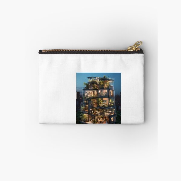 Item preview, a very tall building with lots of plants on top of it designed and sold by Dark Fantasy Store.