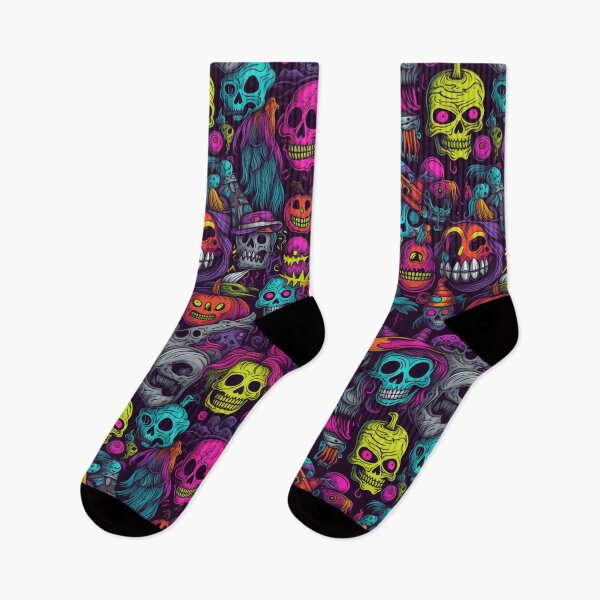 Item preview, xNightmare Frights: Seamless Halloween Horror Patterns designed and sold by AlienSkinEyes.