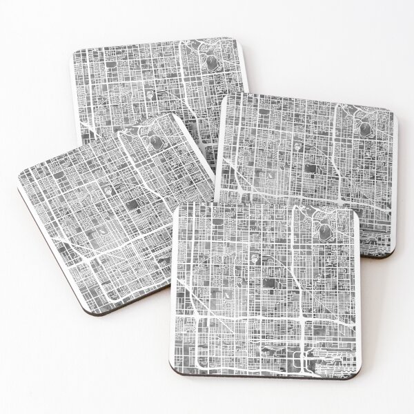 Item preview, Phoenix Arizona City Map designed and sold by ArtPrints.