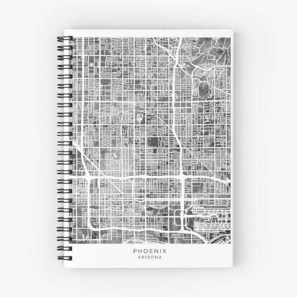 Item preview, Phoenix Arizona City Map designed and sold by ArtPrints.